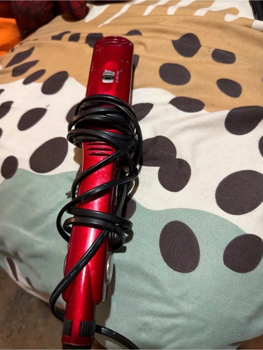 Conair Nano Silver Flat Iron - Red